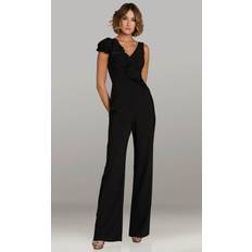 Gia Franco 12432 - Ruffled Cap Sleeve Jumpsuit