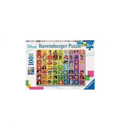 Disney Pixar Disney & Pixa 100Pieces Jigsaw Puzzles Kids Age 6Years+ 13332 - Multifärgad