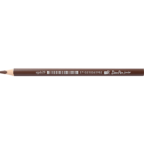 Danpen junior jumbo farveblyant - mørke brun
