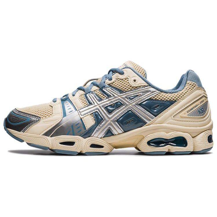 WIND AND SEA x ASICS Gel Nimbus 9 Cream Blue Unisex Sneakers Pure-Silver 1201A801-101 39