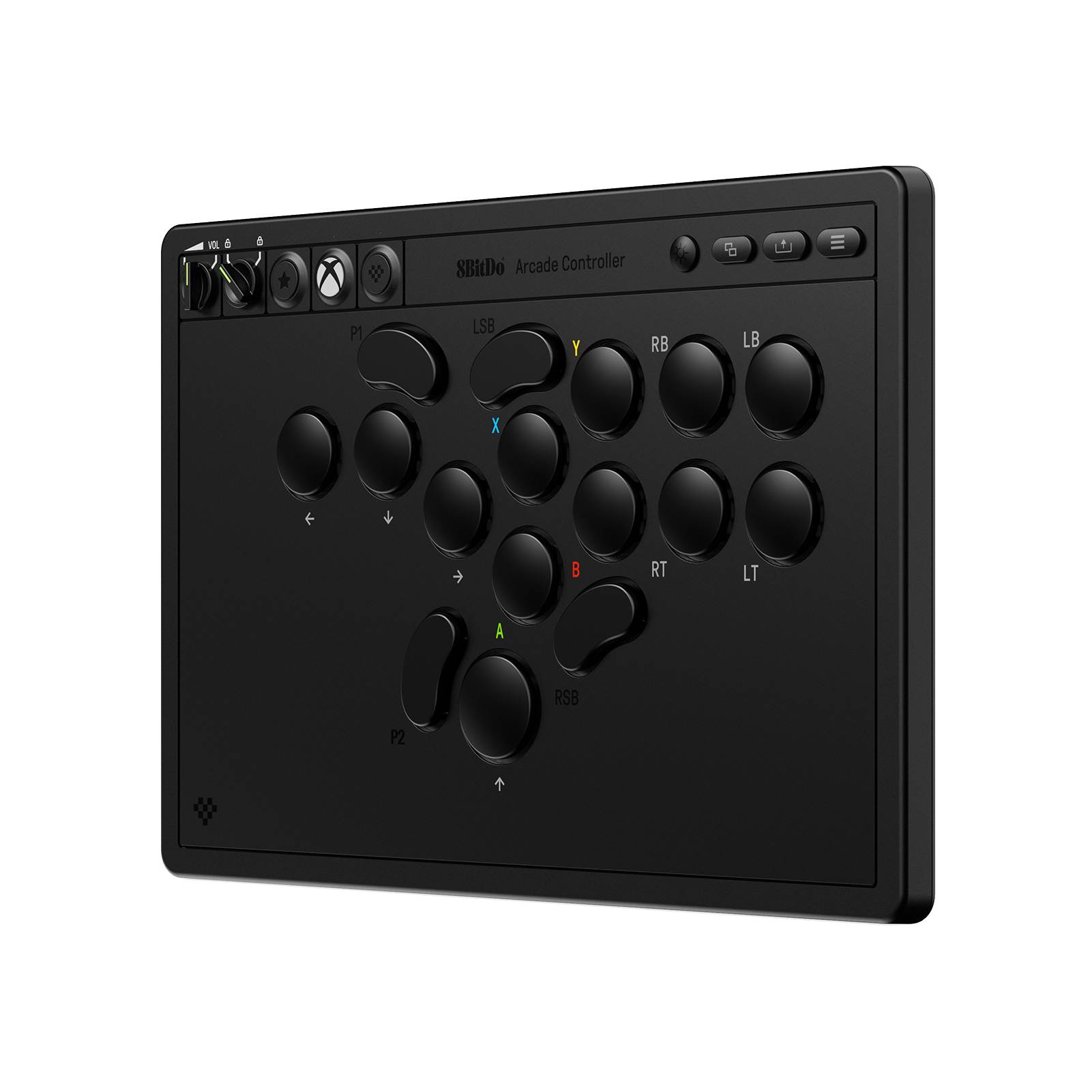 8Bitdo All-Button Arcade Controller For Xbox X & Pc (Black)