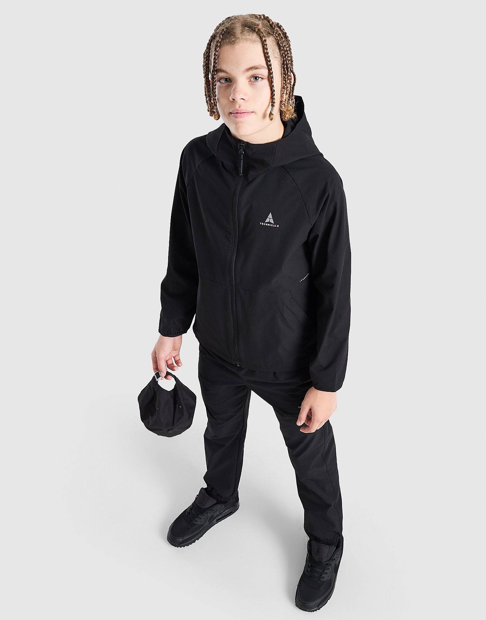 Technicals Bridge Full Zip Tracksuit Junior, svart - 10-11Y