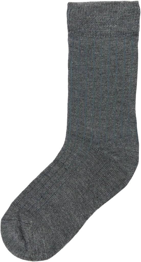 MINIPOP Bamboo Socks Stl. 19/22Y unisex - Strumpor Från Magasin - Dark Gray Melange (19/22Y)