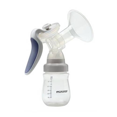 Mininor, Manuel Brystpumpe, Hvid - Transparent