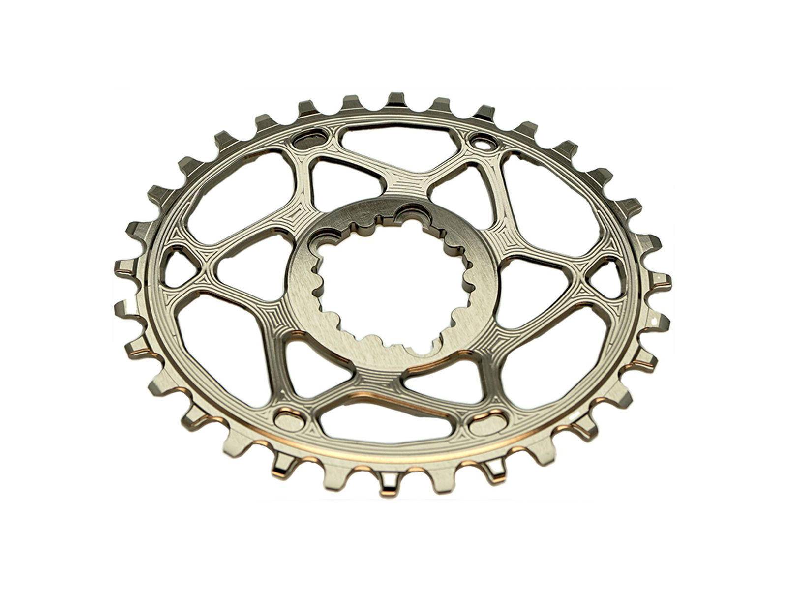 absoluteBLACK Kedjedrev Direct Mount (3-Bolt) Singlespeed 32T Titanium | 3 mm offset | 1x9/10/11/12