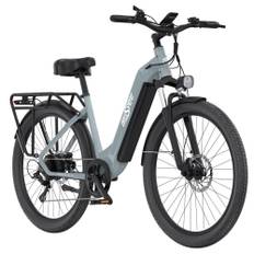 ONESPORT OT05 City Electric Bike, 250W Motor, 36V 18.2Ah Battery, 27.5*2.25-inch Tire, 25km/h Max Speed, 120km Max Range OT05 grå