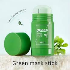 TEMU Heyxi Green Tea Mask Stick For Cleansing And Hydration Control, Moisturizing Facial Solid Mask For Types, Glycerin-rich, Unisex-adult, -free Formula