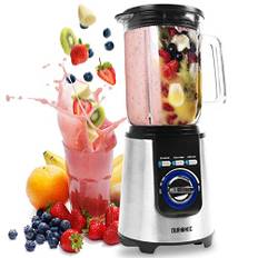 Duronic Blender BL1200T 1,8 l tritankanna, elektrisk mixer, 1 200 W, centrifug med blad i rostfritt stål, smoothiemaskin, Crush Ice-funktion, protein fitness, mixer