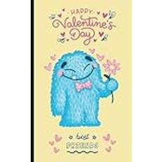 Cute Adorable Best Friend - Blue Fuzzy Notebook: My Best Friend for Valentines Day, Blue Fuzzy Friend, Happiness, 5 x 8 inch, 100 Wide Ruled White Pages