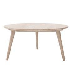 Carl Hansen - CH008, Tvålad Ek, Ø 100 cm - Höjd 48 cm - Sofaborde - Hans J. Wegner - Træ farvet - Træ
