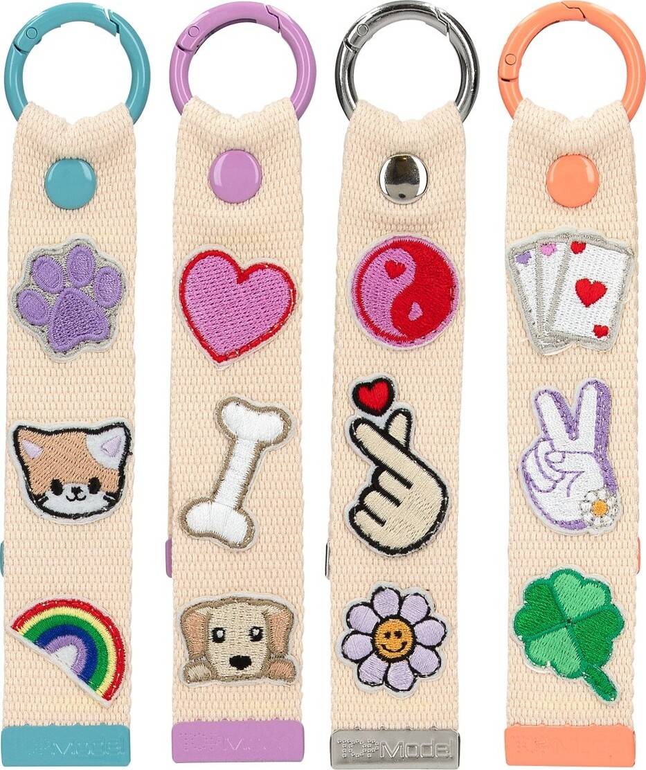Top Model - Nøglering Med Badges - Girl Power