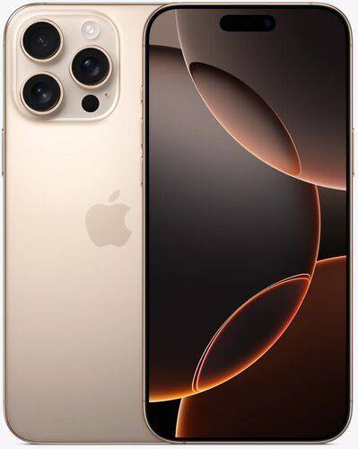 iPhone 16 Pro Max | 512 GB | Dual-SIM (eSIM, Nano-SIM) | sandfärgat titan