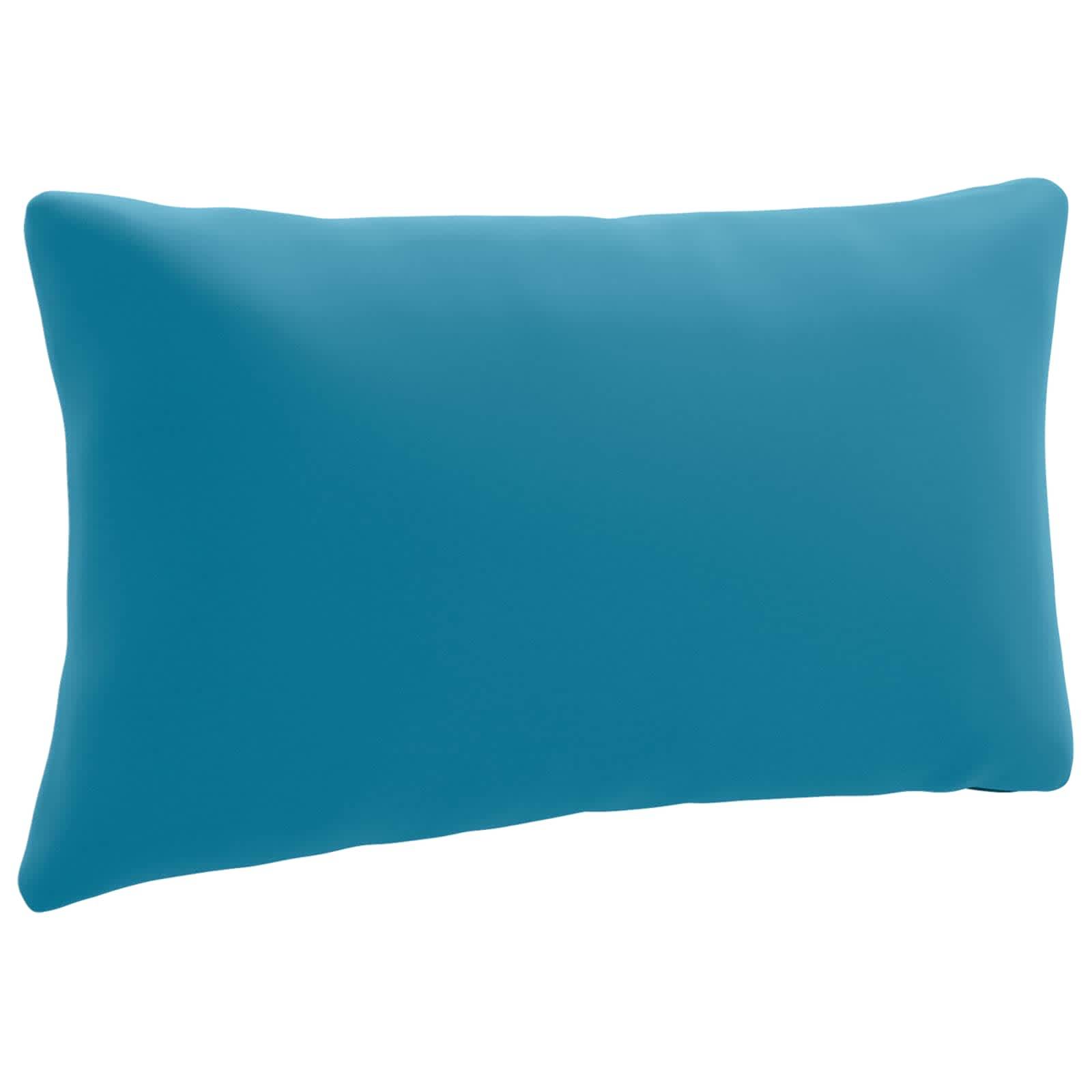 vidaXL 1-delad ryggkudde PUTTEN 100% Polyester Ljusblå 70 x 40 x 15 cm