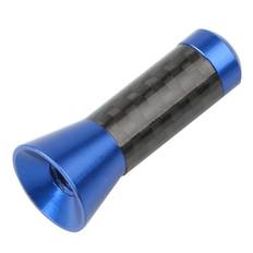 3,5 cm universal kolfiberskruv aluminium bil kort antenn kort stubbig mast antenn 3.5cm blå