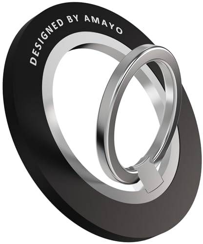 Amayo – mobiltelefonringhållare för MagSafe, Smartphone fingergreppstativ för iPhone Series 15 Pro Max, 14, 13, 12 tillbehör