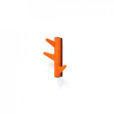 Klädhängare Oka-C3 - Väggkrok, 3 krokar, Färg Orange