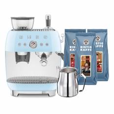 Smeg EGF03PBEU Manuel espressomaskine Inkl. Mælkekande & 1,5kg Rigtig Kaffe