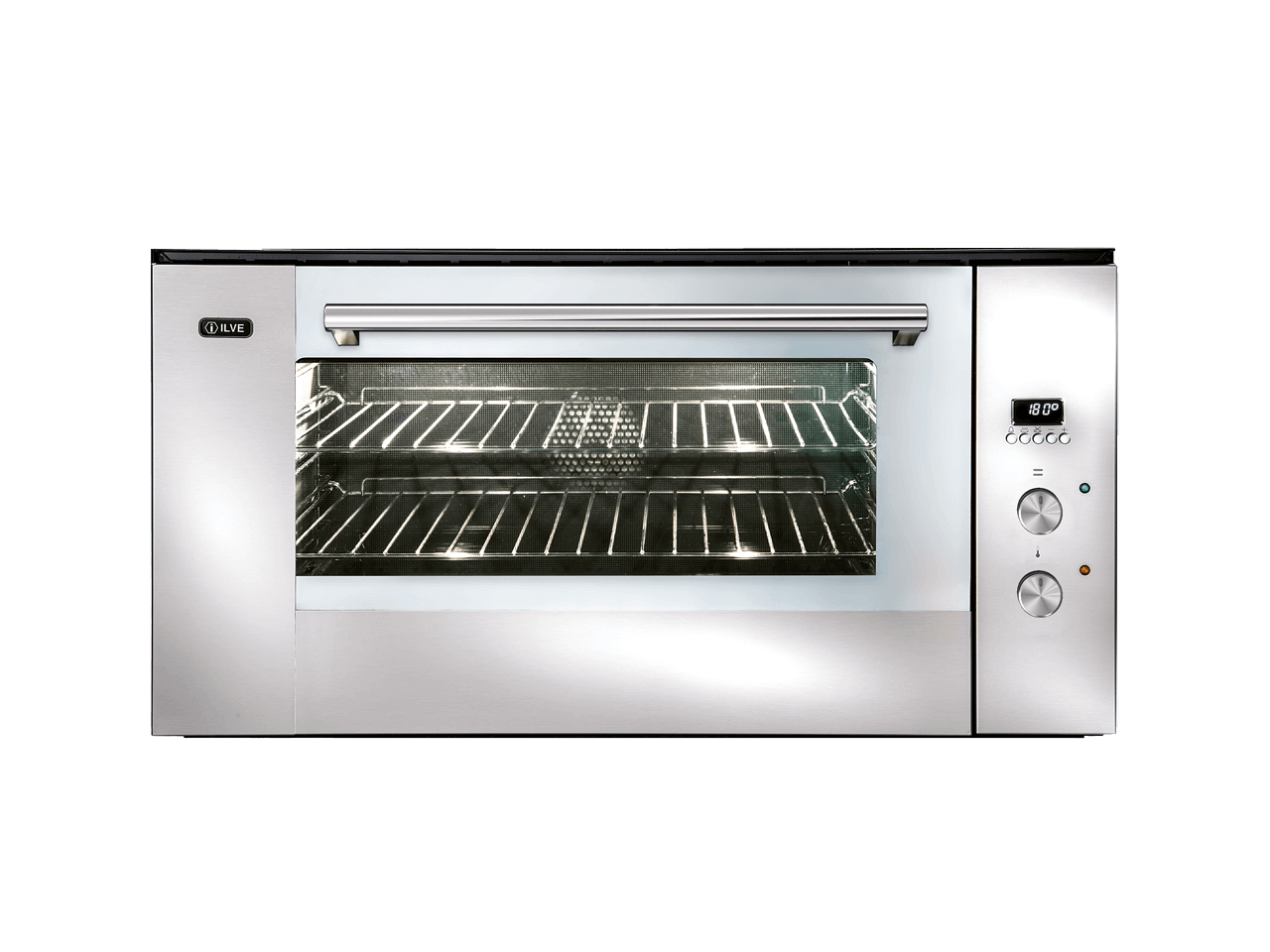 ILVE Professional Plus 90 cm indbygget multifunktionsovn i rustfrit stål