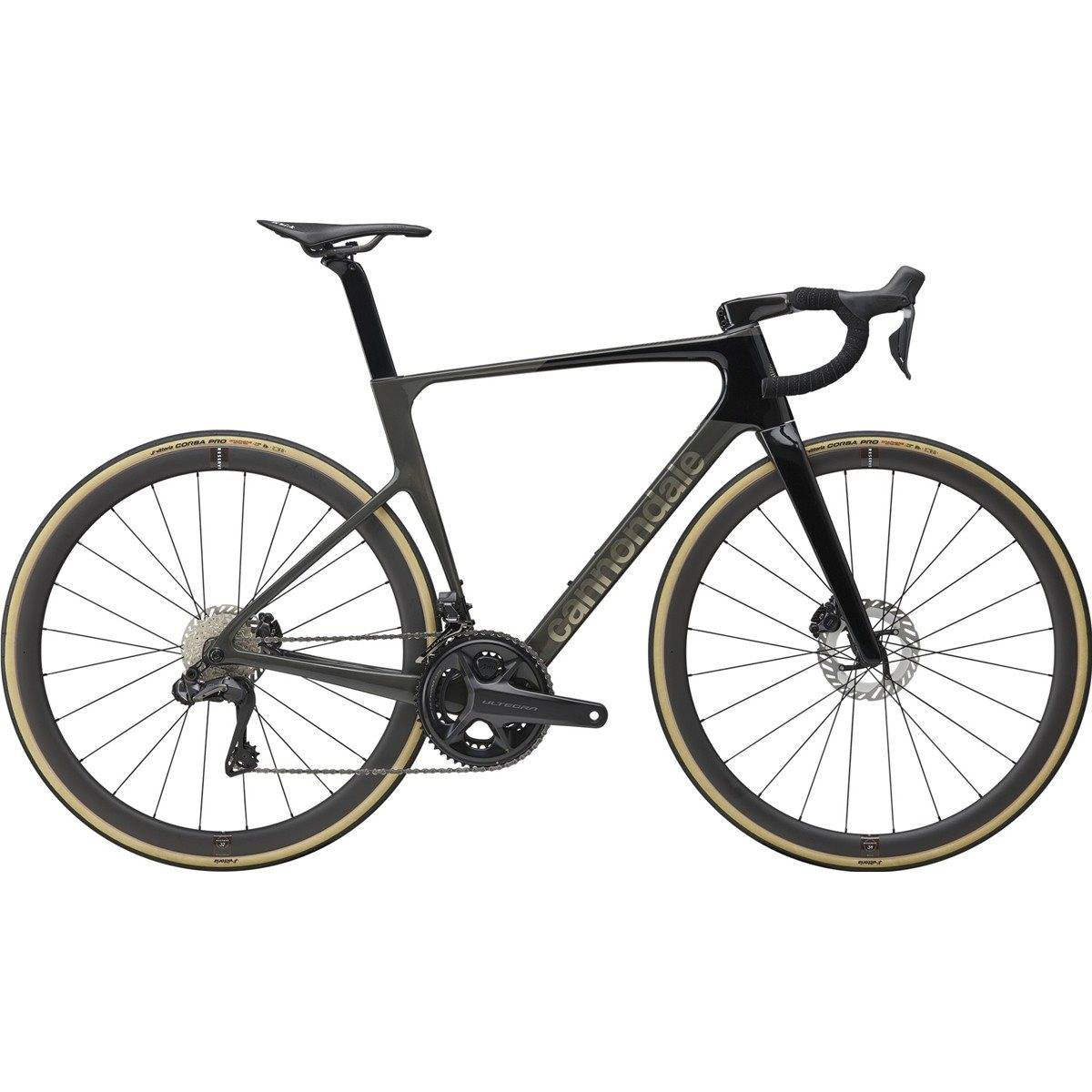 Aeroracer Cannondale SuperSix EVO 1 SL Matte Black - Matt Svart (61)