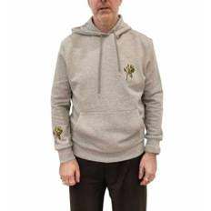 Paul Smith, Sweathshirts & Hoodies, Herre, Beige, L, Broderet Grøn Perle Rose Sweatshirt