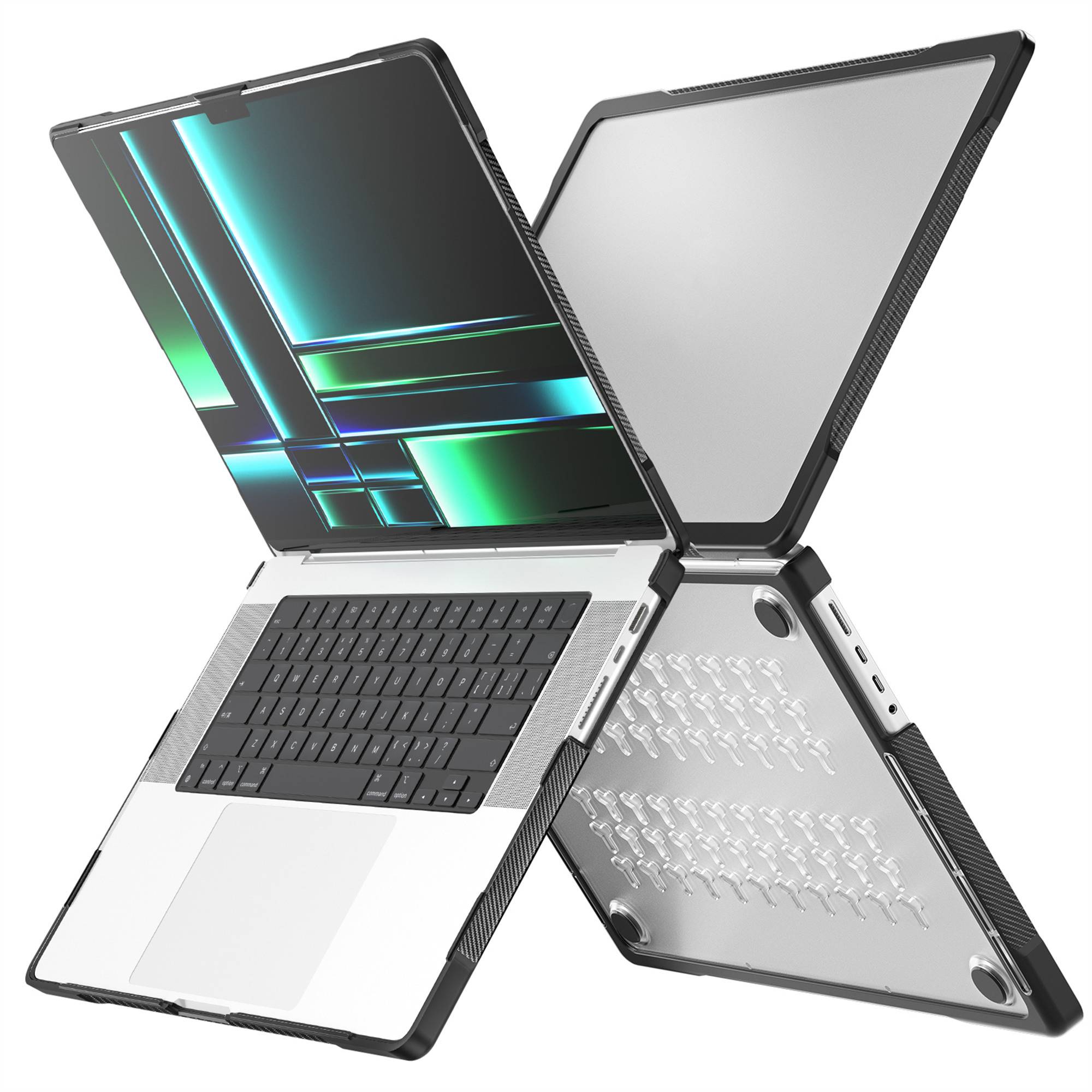 Stødsikkert Cover Apple MacBook Pro 14 2024 Gennemsigtig