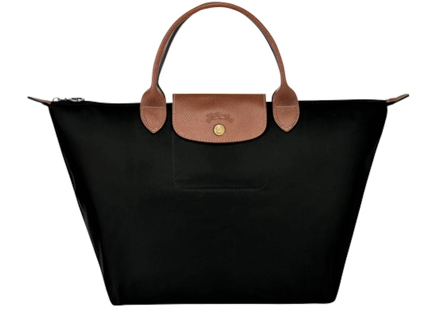 Longchamp Le Pliage Top Handle Bag M Black - One Size (One Size)