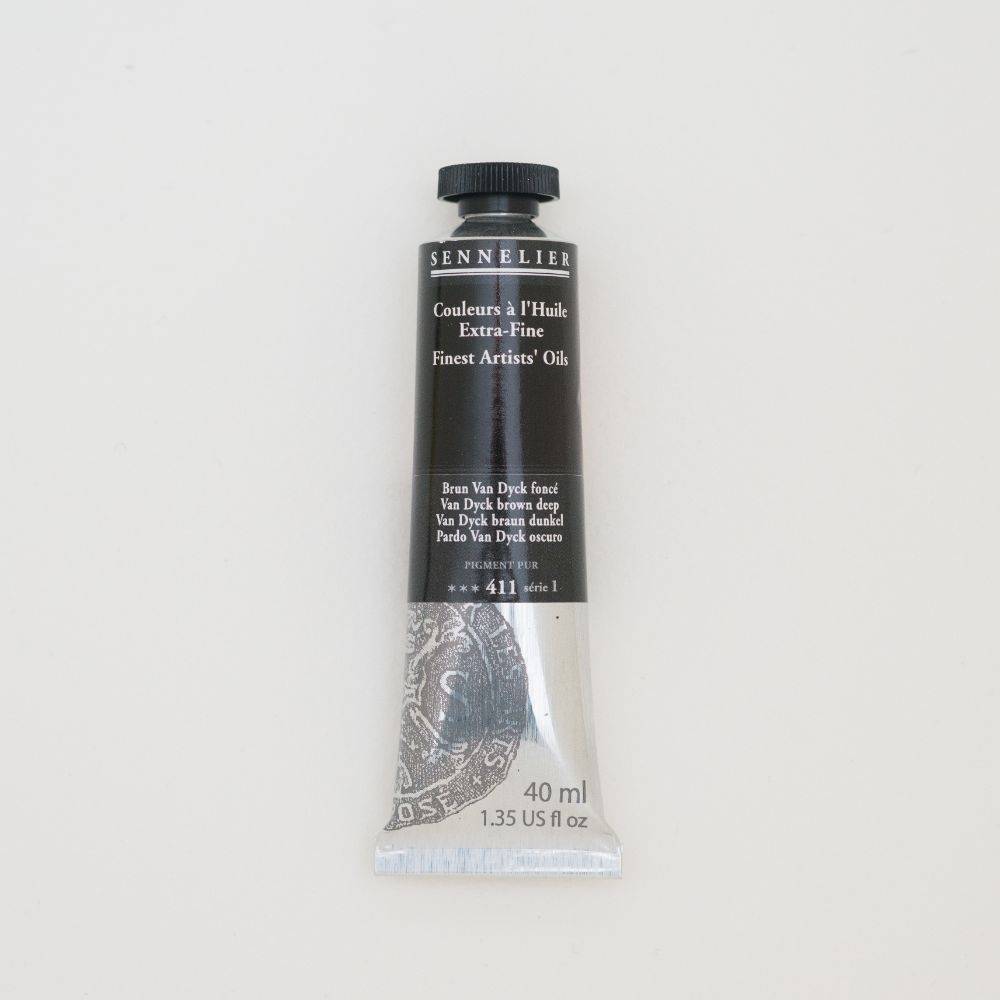 Sennelier Artist Oljefärg 40 ml S1 - Van Dyck brown deep (3F)