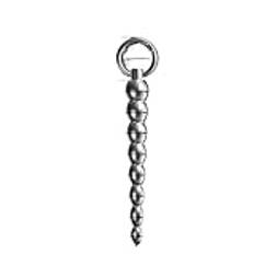 Rostfritt stål Pull Bead Penis Plugg Urethral Ljud Kateter Dilator Häst Ögon Stimulator Stick Delay Man Onani SM Sexleksak(L)