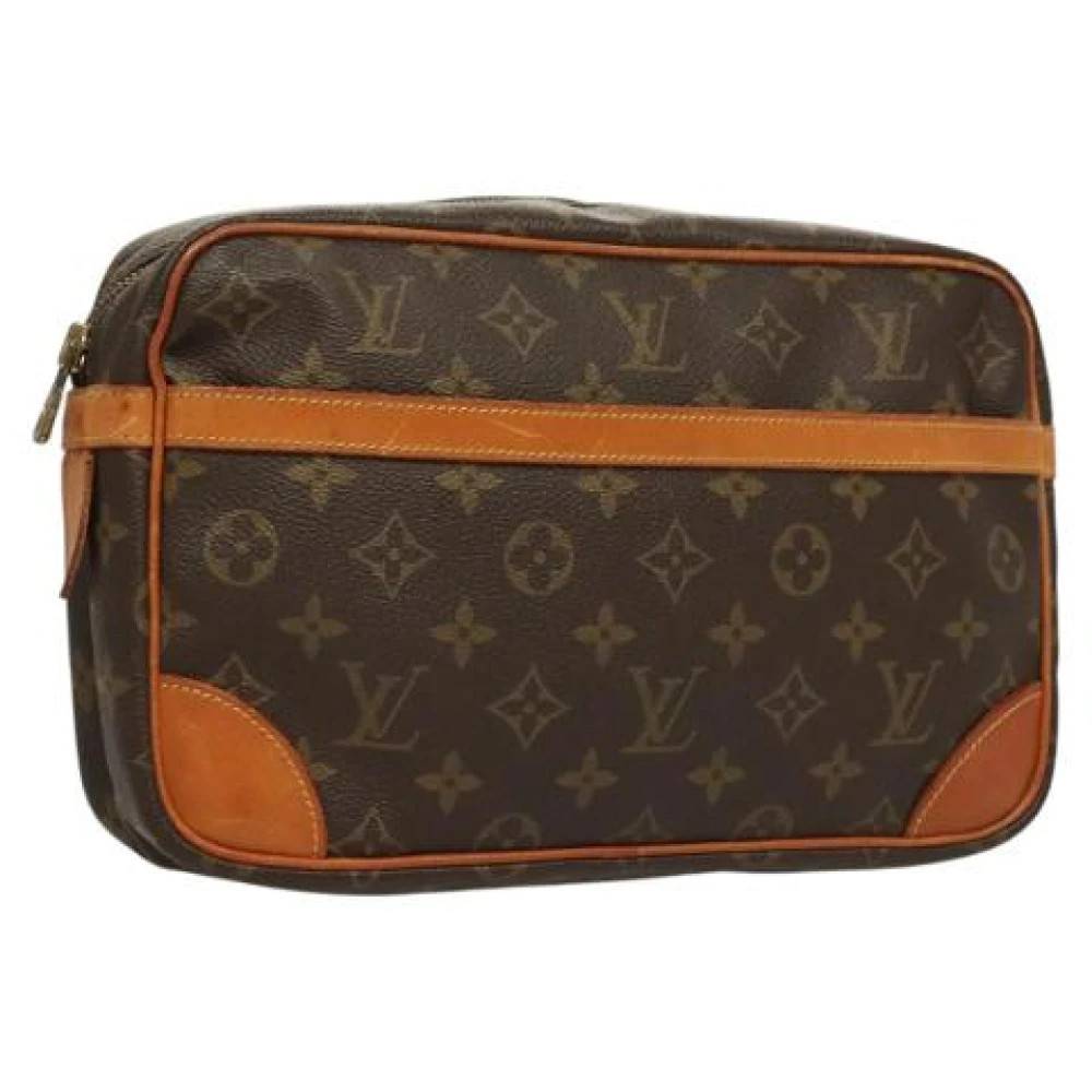 Louis Vuitton Vintage Pre-owned Canvas clutches - Vintage - Dame - Brun - ONE SIZE - Tyl