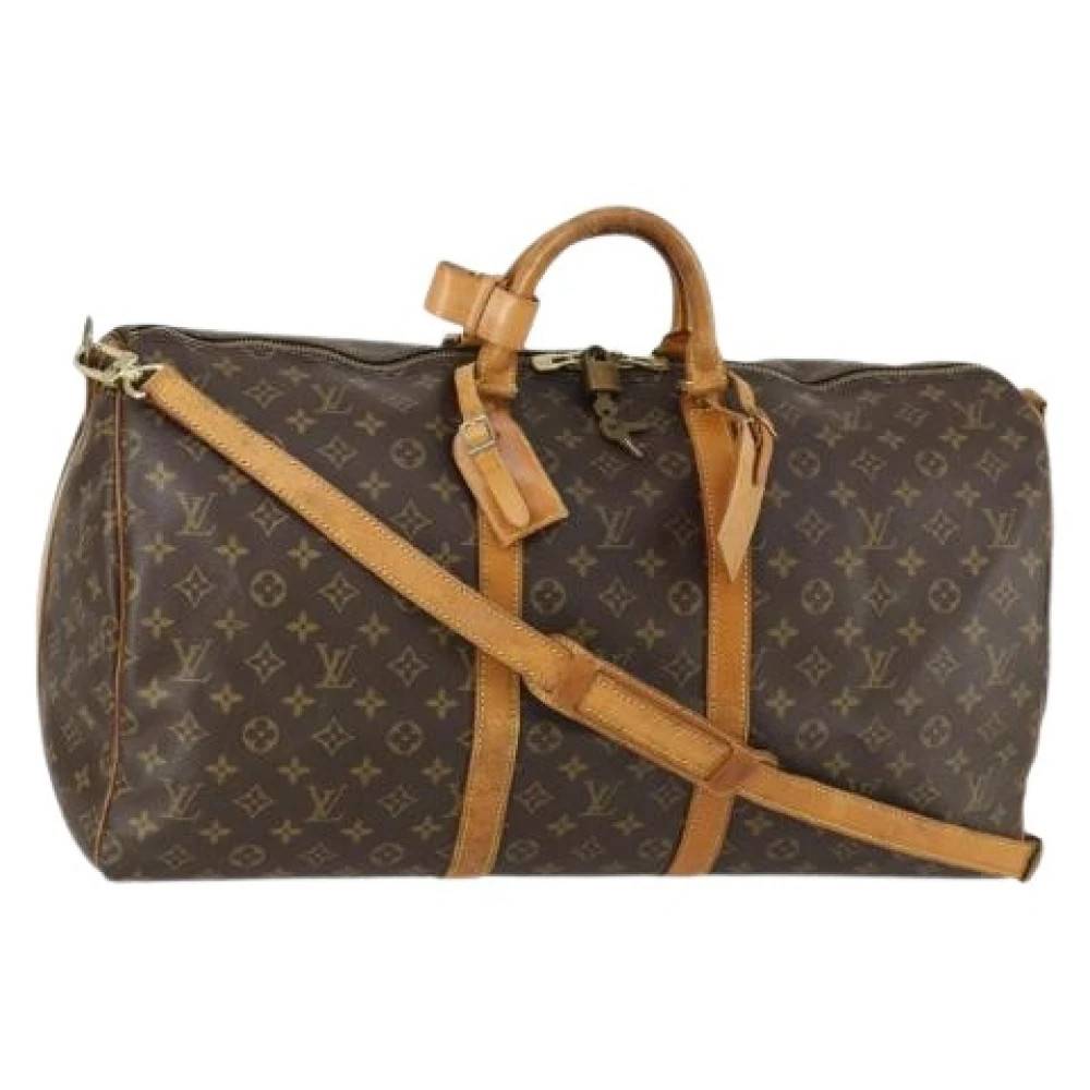 Louis Vuitton Vintage - Pre-owned Vintage Canvas Weekend Bag Vintage - Dam - ONE Size - Läder