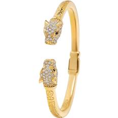 Nialaya Women's CZ Panther Bangle in Gold S - Armring hos Magasin