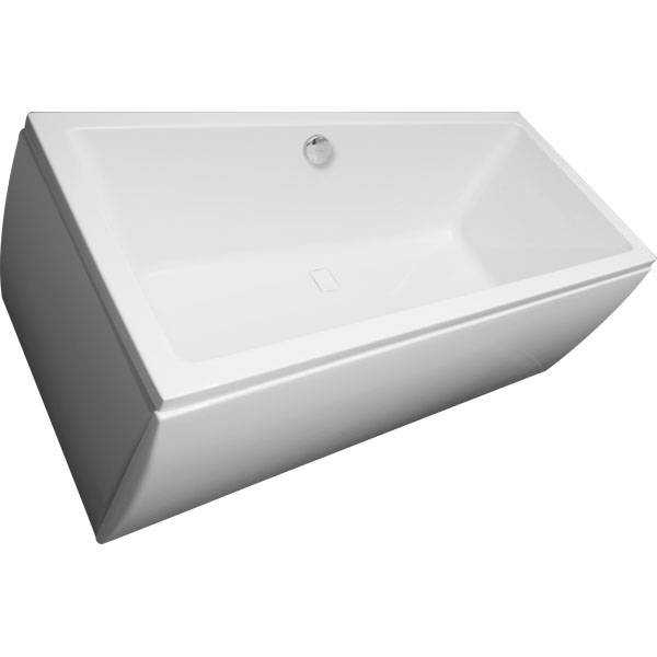 Royal Camilla 190x90cm design badekar med ben og af/overløb