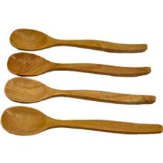 Dessertske i træ 4-pak 1 set