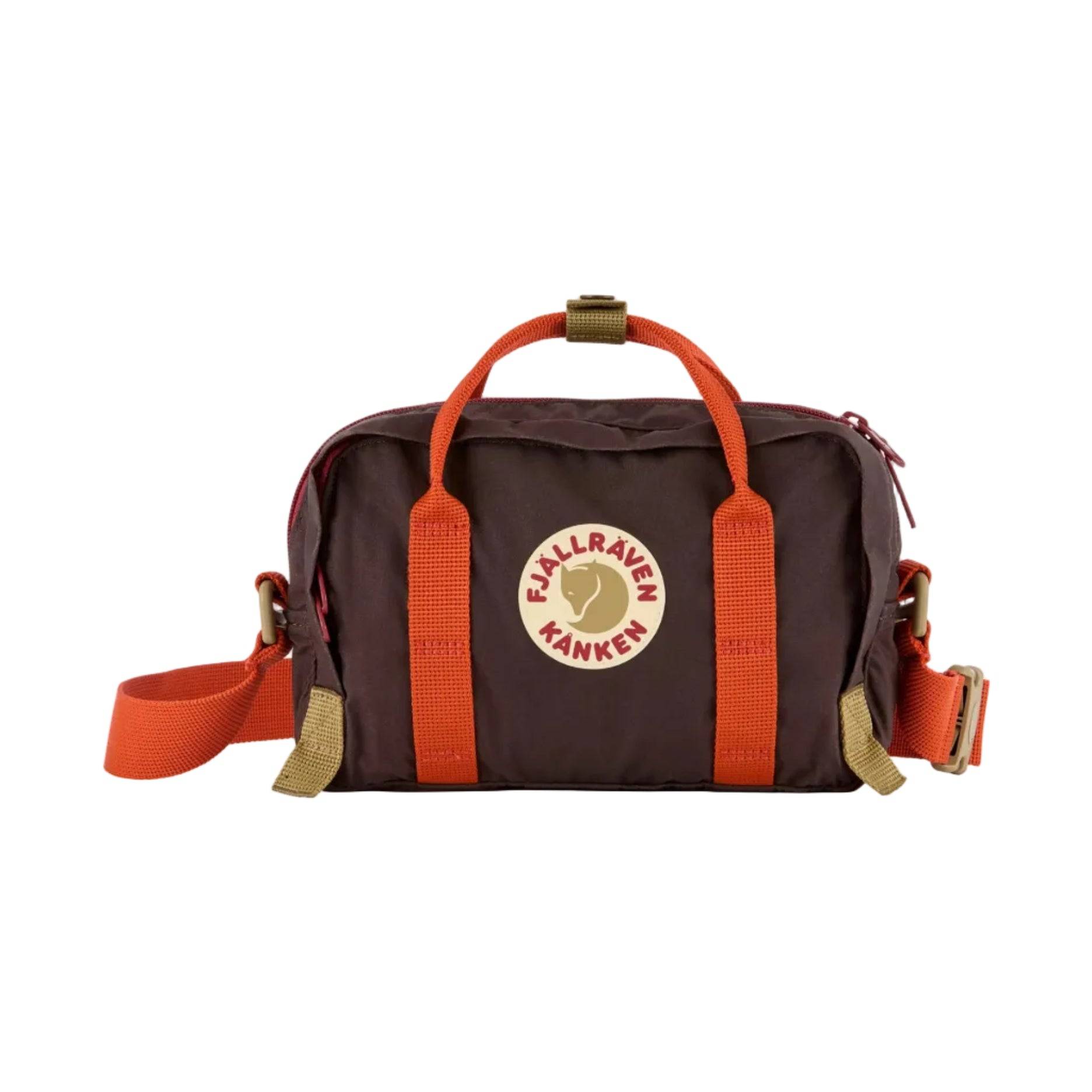 Fjällräven - Kånken Koncept Crossbody - Black Oak-Rowan Red