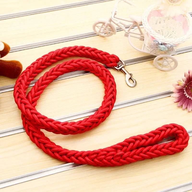 Heavy-Duty Nylon Dog Lead (130cm) - Red / Dia. 2.0cm (Dia. 2.0cm)