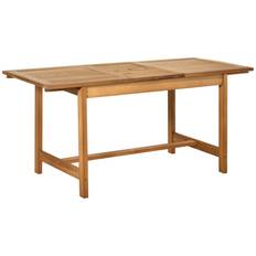 Utdragbart trädgårdsbord 160/120cm