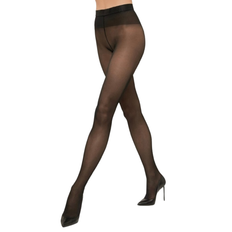 WOLFORD - STRØMPEBUKSER - SYNERGY 40 LEG SUPPORT 14977 - SORT - L