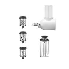 KitchenAid - Tillbehör grönsaksskärare och rivjärn 5KSMVSA - Tillbehör till köksmaskiner - Vit