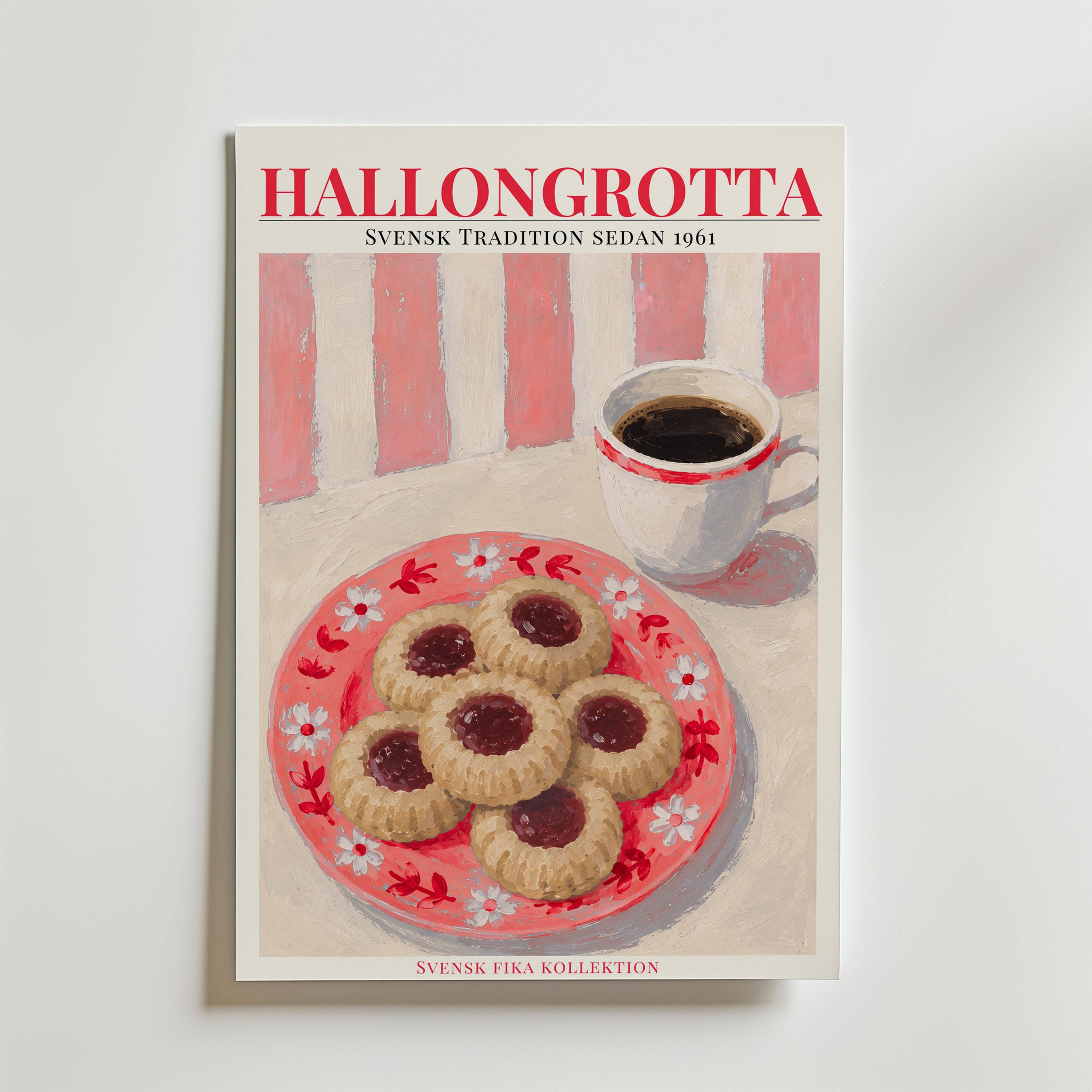 Hallongrotta Poster - Premium Canvas 70x100 cm