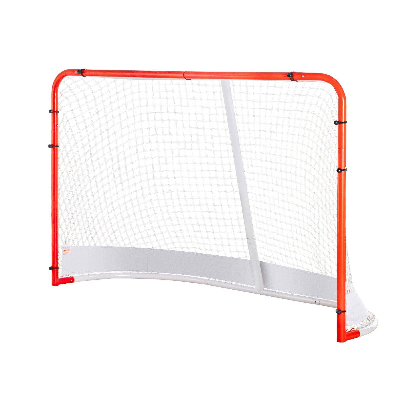 VEVOR Street Hockey Mål, Inomhus Utomhus Stål Hockeymål, Officiellt Godkänt Pro Hockey Träningsmål Set, Portabelt Hockeymål med Nät