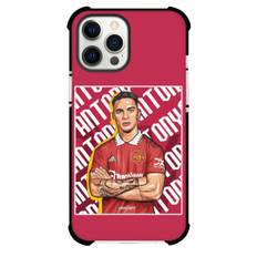 Antony Phone Case For iPhone Samsung Galaxy Pixel OnePlus Vivo Xiaomi Asus Sony Motorola Nokia - Antony Vector Art Manchester United Red Background