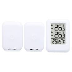 Indoor Outdoor Thermometer Time Display Alarm Calendar Function Digital Wireless Thermometer for
