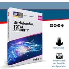 Bitdefender Total Security 2024, 1 Gerät - 3 Jahre , Download