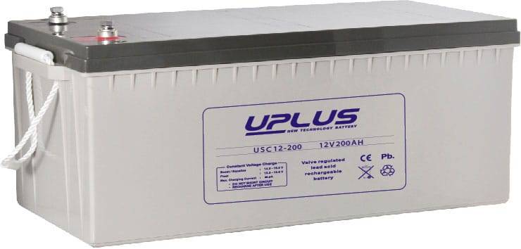 Batteri 12V 200Ah UPLUS 10-12 År Pro Version