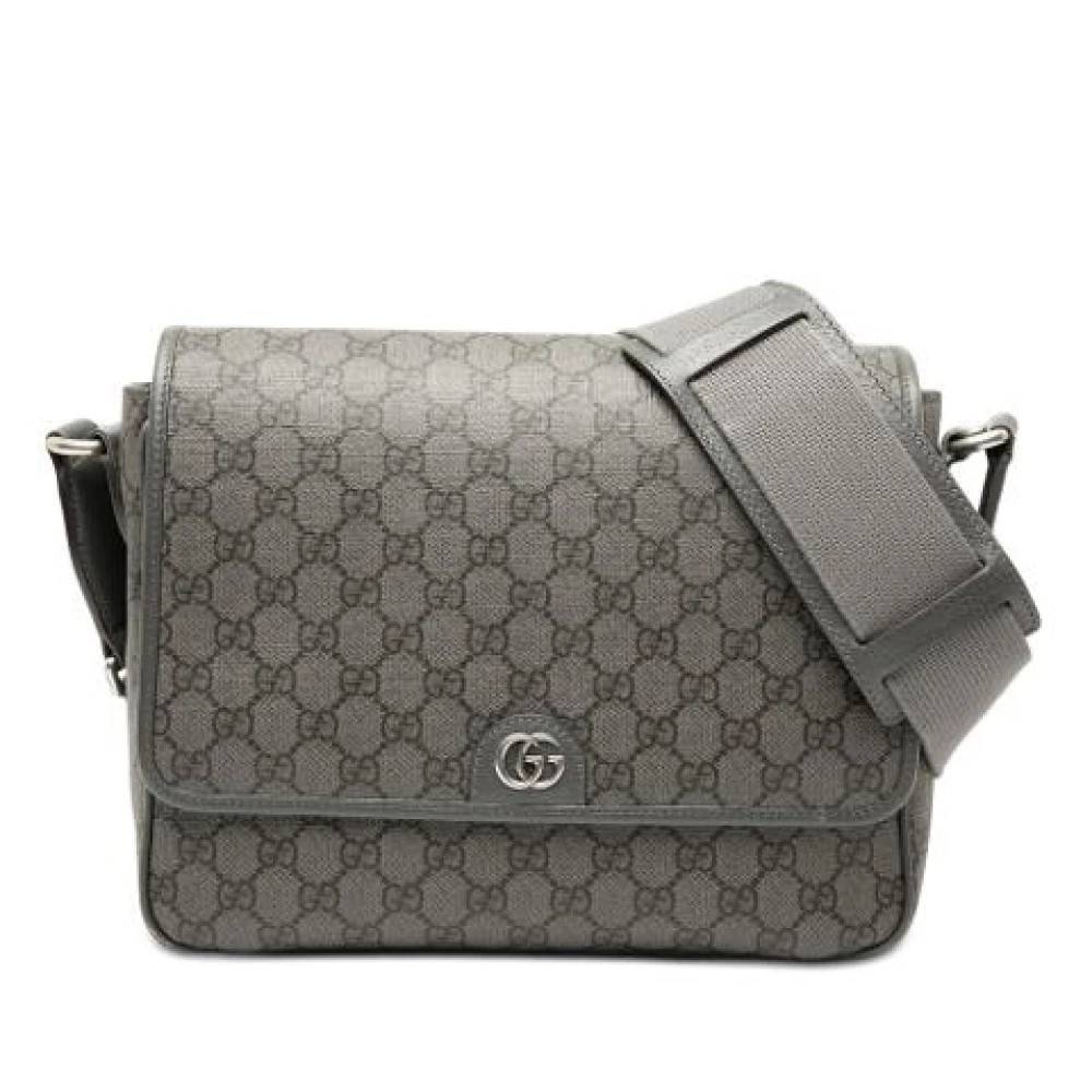 Gucci Vintage - Pre-owned Canvas Crossbody Bag Vintage - Dam - ONE Size - Läder