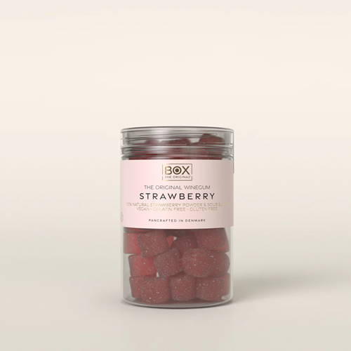 Box The Original - JUST THE WINEGUM - STRAWBERRY - 100 % VEGAN 170g.