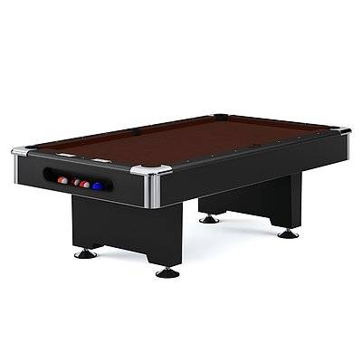 Automaten Hoffmann Billardtisch "Club Pro III", Chocolate, Simonis 860, 9 ft (Spielfeld 254x127 cm)