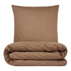 Bambus sengetøj 140x220 cm - mørk taupe - NATURE by Luna Denmark