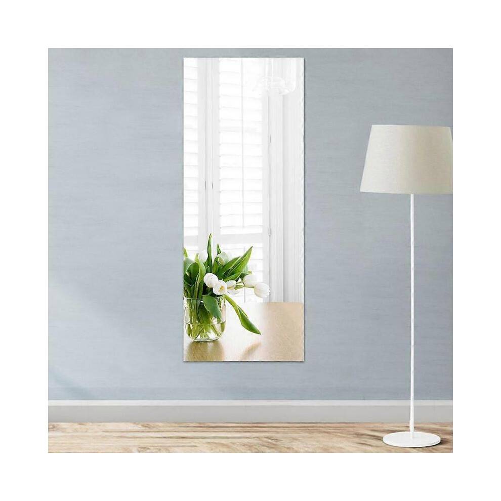 Self Adhesive Mirror 40 x 122cm Flexible Adhesive Mirror Mirror T