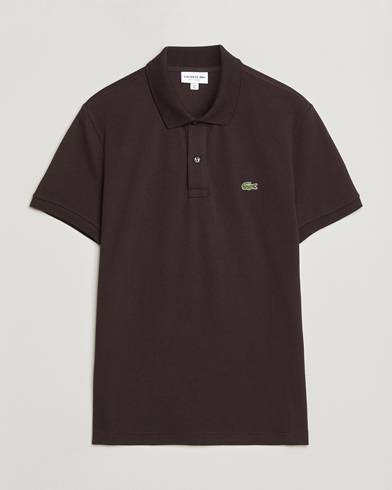 Lacoste Slim Fit Polo Piké Buffle Brown